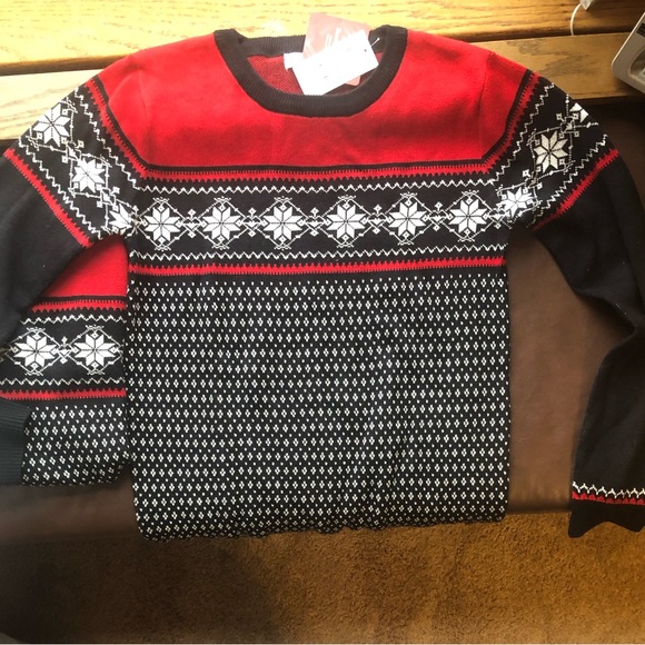 Macy’s Two Charter Club Unisex Boy's Snowflake Family Sweater Twins Siblings NWT - Picture 9 of 9